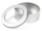 30 Pack 2 Ounce Metal Tin Cans - Round Empty Containers with Clear Top for Candles, Arts & Crafts, Storage in Kitchen & Office Use